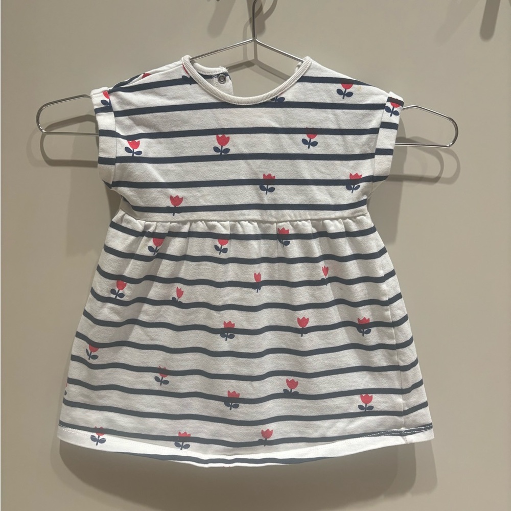 Bout’chou French girls dress 12m cotton
